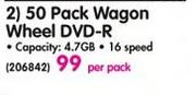 Verbatim 50 Pack Wagon Wheel DVD-R-Per Pack