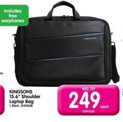 Kingsons 15.6" Shoulder Laptop Bag-Each