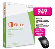 Microsoft Office Home & Student 2013+ Mobile Mouse 1000-Per Bundle