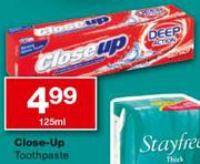 Close-Up Toothpaste-125Ml