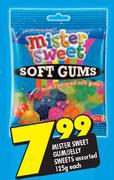 Mister Sweet Gum/Jelly Sweets-125Gm Each