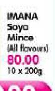 Imana Soya Mince(All Flavours)-10x200gm