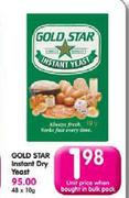 Gold Star Instant Dry Yeast - 10g 