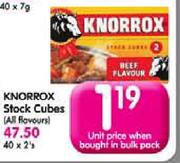 Knorrox Stock Cubes (All Flavours)-2's