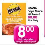 Imana Soya Mince (All Flavours)-200g