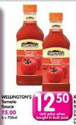 Wellington's Tomato Sauce -700ml 