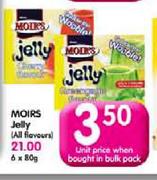 Moirs Jelly(All Flavours)-80g Each