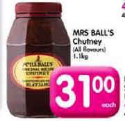 Mrs Ball's Chutney(All Flavours)-1.1kg Each