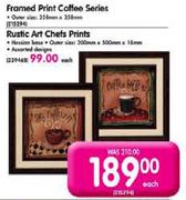 Framed Print Coffee Series-Each