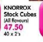 Knorrox Stock Cubes(All Flavours)-40X2's