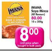 Imana Soya Mince(All Flavours)-200g