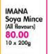 Imana Soya Mince(All Flavours)-10X200g