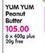 Yum Yum Peanut Butter-6X400g