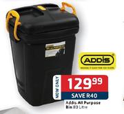Addis 80Ltr All Purpose Bin-Each