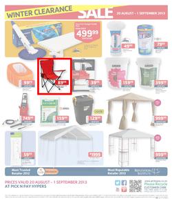 Pick N Pay Hyper : Winter Clearance Sale (20 Aug - 1 Sep 2013), page 4