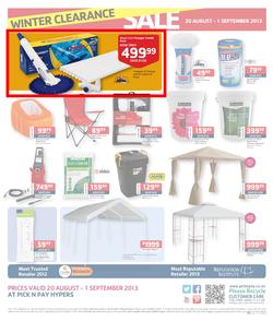 Pick N Pay Hyper : Winter Clearance Sale (20 Aug - 1 Sep 2013), page 4