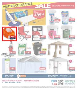 Pick N Pay Hyper : Winter Clearance Sale (20 Aug - 1 Sep 2013), page 4