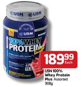 USN 100% Whey Protein Plus Assorted-908g Each