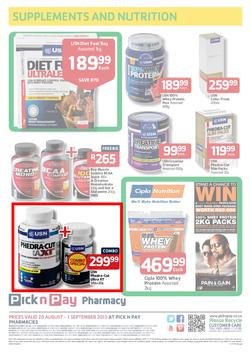 Pick N Pay Pharmacy : So Many Ways To Stay Healthy For Less (20 Aug - 1 Sep 2013), page 4