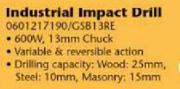 Industrial Impact Drill (0601217190/GSB 13RE)-Each
