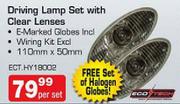 Ecotech Driving Lamp Set With Clear Lenses Per Set
