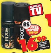 Axe Aerosol Deodorant For Men-150ml Each