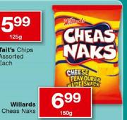 Willards Cheas Naks-150g Each