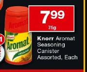 Knorr Aromat Seasoning Canister Assorted-75g Each