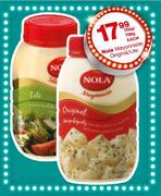 Nola Mayonnaise Original/Lite-750g/760g Each