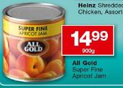  All Gold Super Fine Apricot Jam-900g Each