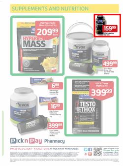 Pick N Pay Pharmacy : So Many Ways To Stay Healthy For Less (22 Jul - 4 Aug 2013), page 1