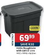 Addis Roughtote With Lid (H425 x W410 x L620mm)-68 Ltr