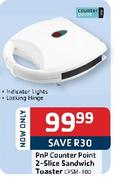 PnP Counter Point 2-Slice Sandwich Toaster (CPSM-100)