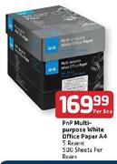 PnP Multi-Purpose White Office Paper A4 -Per Box