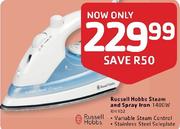 Russell Hobbs Steam and Spray Iron (RHI102)-1400W