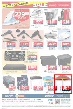 Pick N Pay : Winter Clearance Sale (20 Aug - 1 Sep 2013), page 4