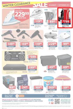 Pick N Pay : Winter Clearance Sale (20 Aug - 1 Sep 2013), page 4