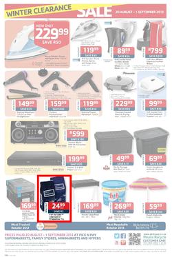 Pick N Pay : Winter Clearance Sale (20 Aug - 1 Sep 2013), page 4