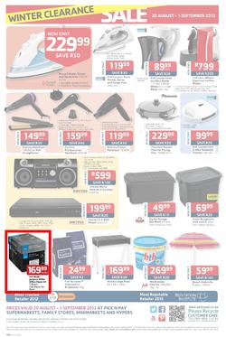 Pick N Pay : Winter Clearance Sale (20 Aug - 1 Sep 2013), page 4