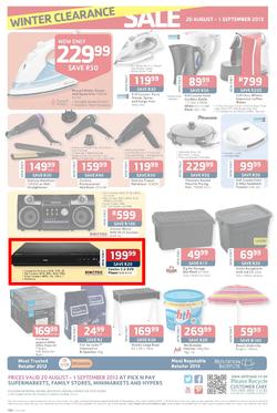 Pick N Pay : Winter Clearance Sale (20 Aug - 1 Sep 2013), page 4