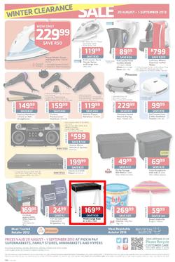 Pick N Pay : Winter Clearance Sale (20 Aug - 1 Sep 2013), page 4
