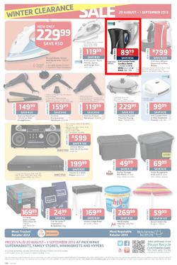 Pick N Pay : Winter Clearance Sale (20 Aug - 1 Sep 2013), page 4