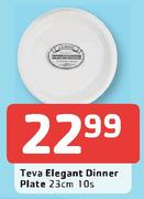 Teva Elegant Dinner Plate-23cm x 10's