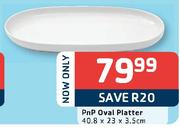 PnP Oval Platter-40.8 x 23 x 3.5cm