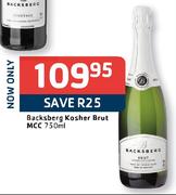 Backsberg Kosher Brut MCC-750ml