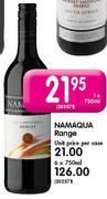 Namaqua Range-6 x 750ml