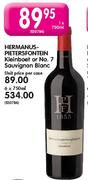 Hermanuspietersfontein Kleinboet Or No. 7 Sauvignon Blanc-1 x 750ml