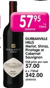 Durbanville Hills Merlot, Shiraz, Pinotage Or Cabernet Sauvignon-6 x 750ml