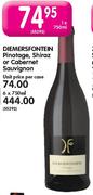 Diemersfontein Pinotage, Shiraz Or cabernet Sauvignon-6 x 750ml 