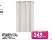 Design Collection Nevada Eyelet Curtain-Per Drop